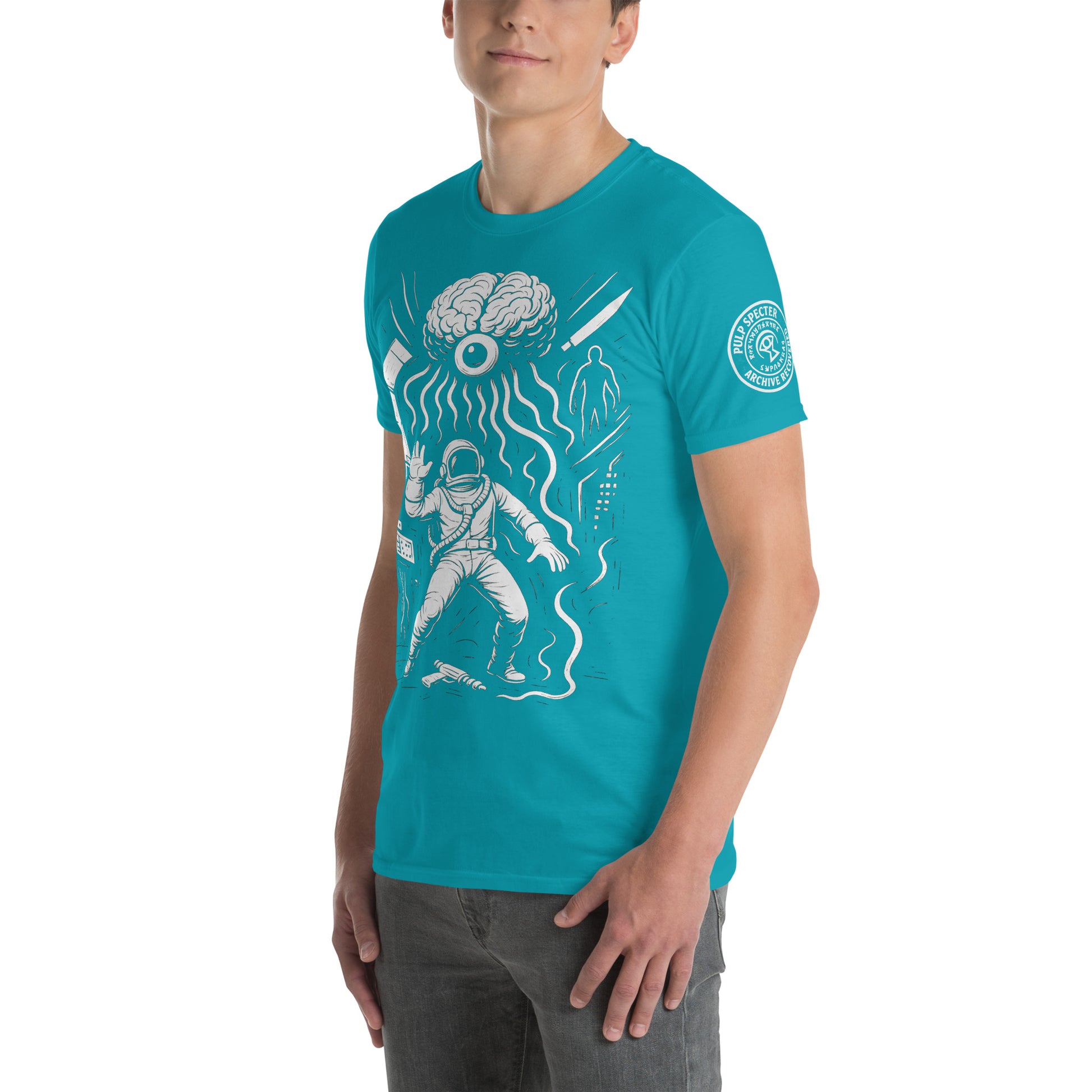 Camiseta de manga corta unisex. The Mind Eaters from Neptune. - PULP SPECTER
