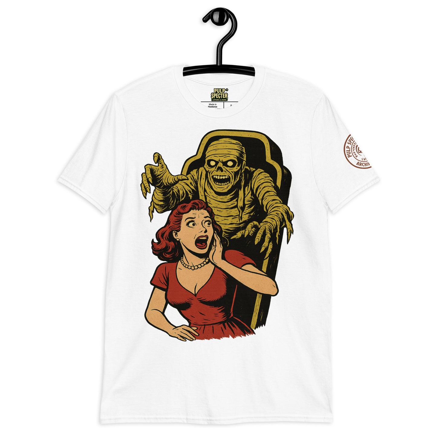 Camiseta de manga corta unisex. The Curse of the Black Valley. - PULP SPECTER