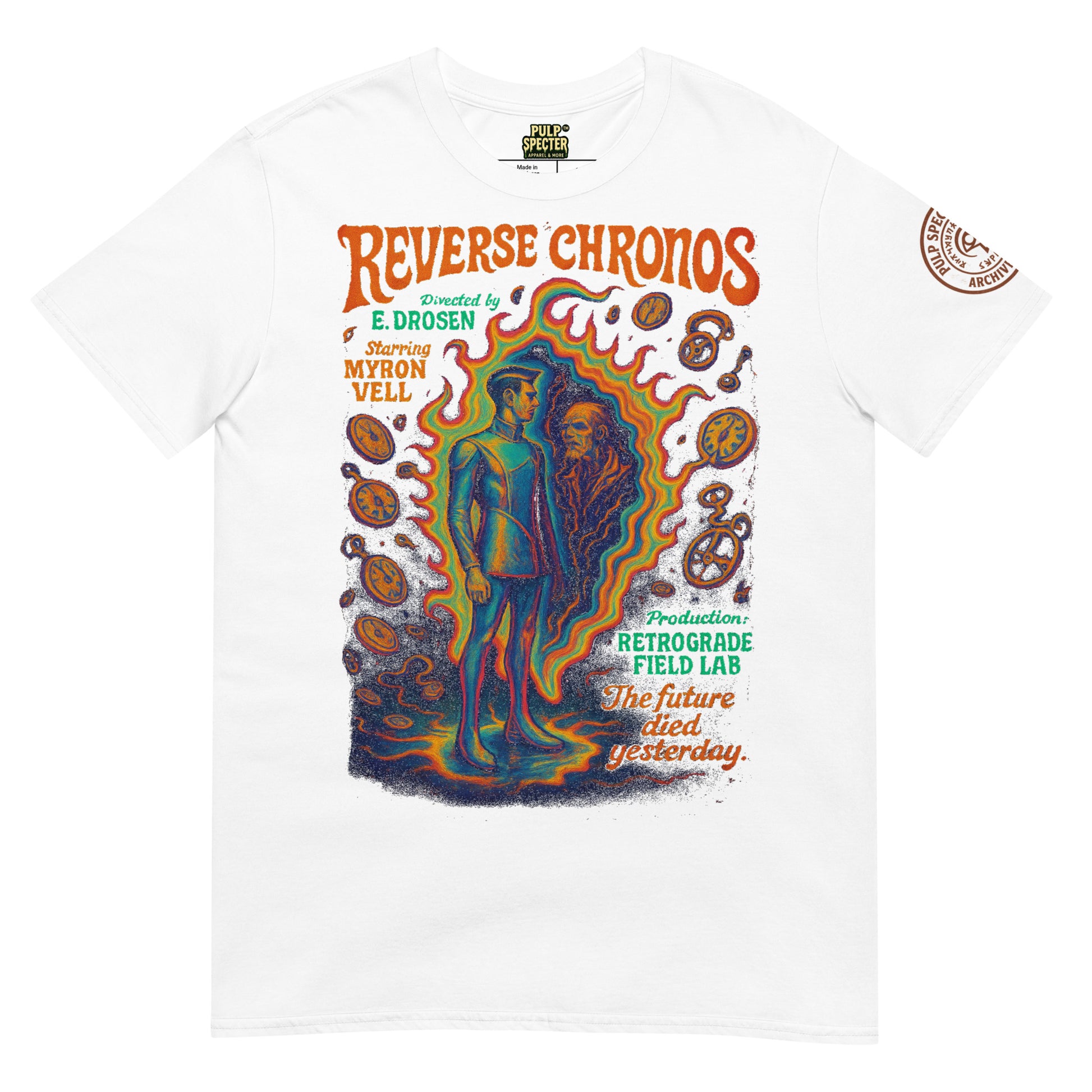 Camiseta de manga corta unisex. Reverse Chronos. - PULP SPECTER
