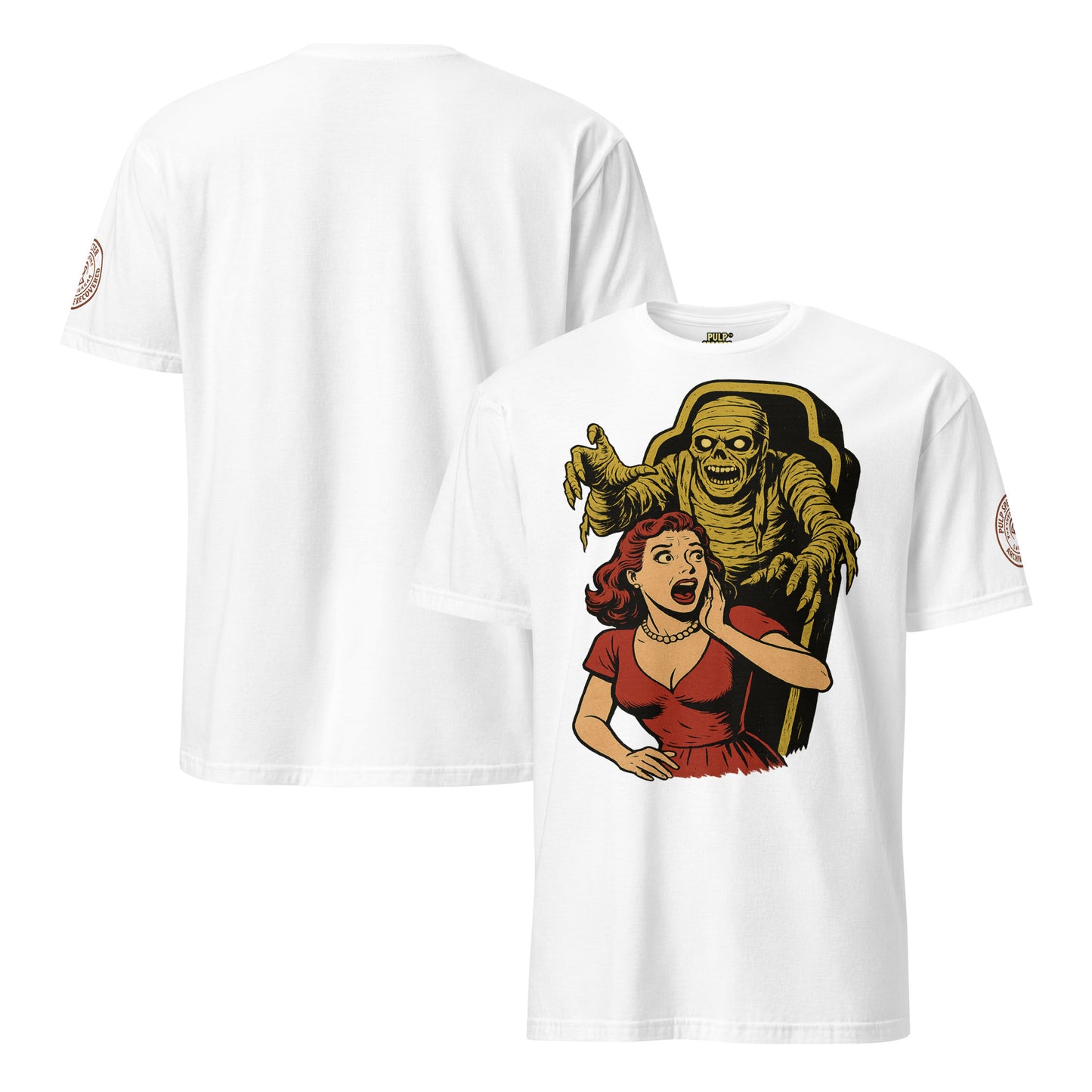 Camiseta de manga corta unisex. The Curse of the Black Valley. - PULP SPECTER