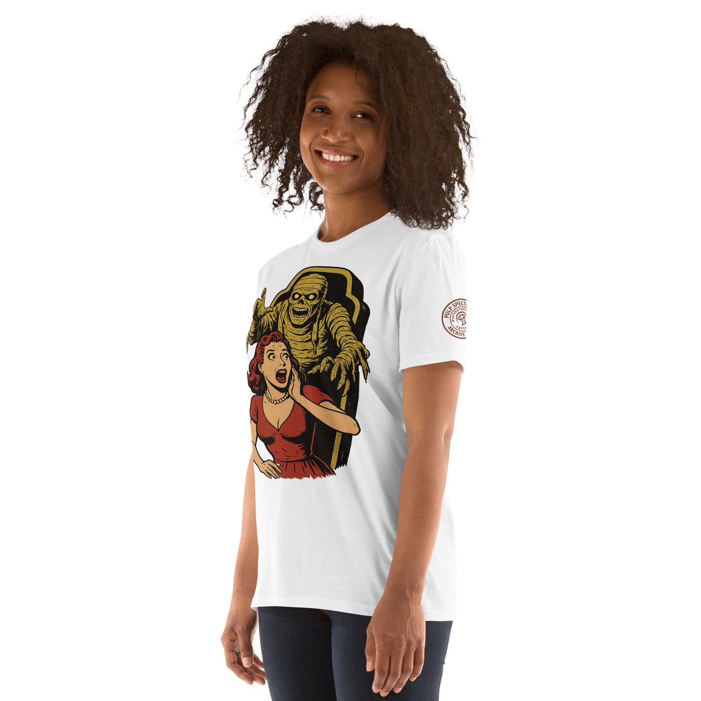 Camiseta de manga corta unisex. The Curse of the Black Valley. - PULP SPECTER
