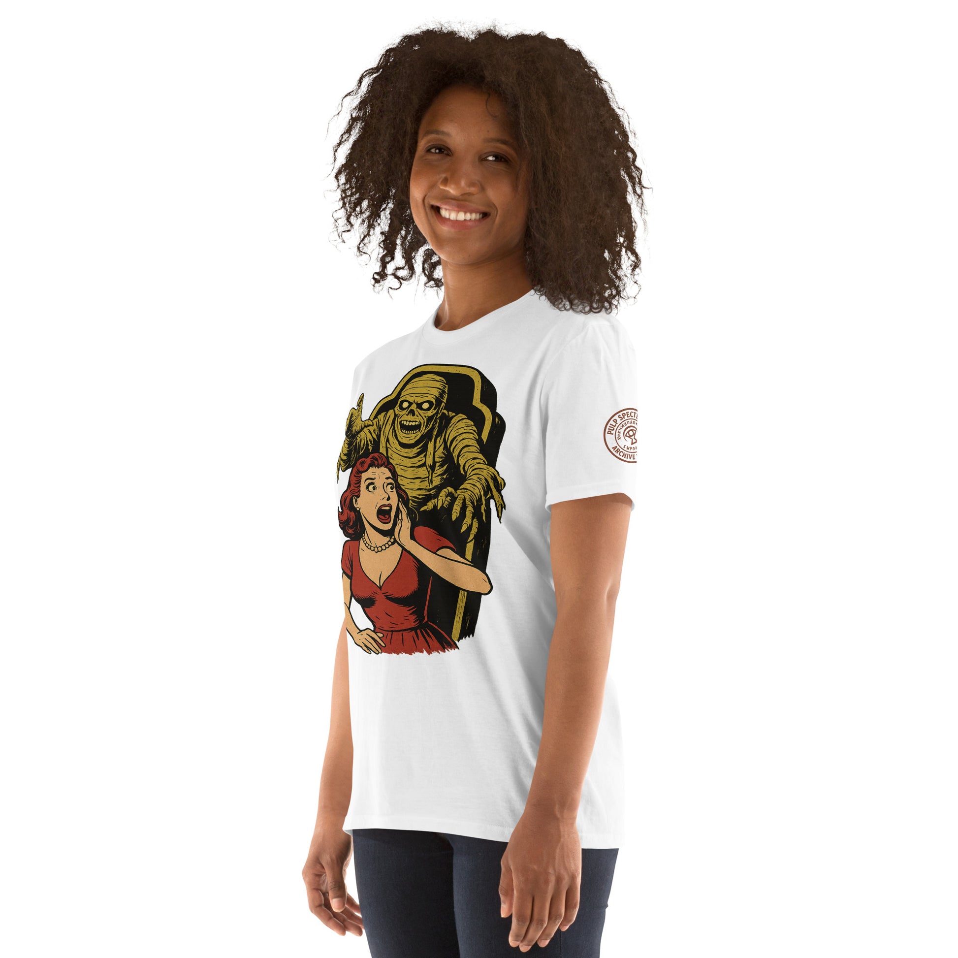 Camiseta de manga corta unisex. The Curse of the Black Valley. - PULP SPECTER