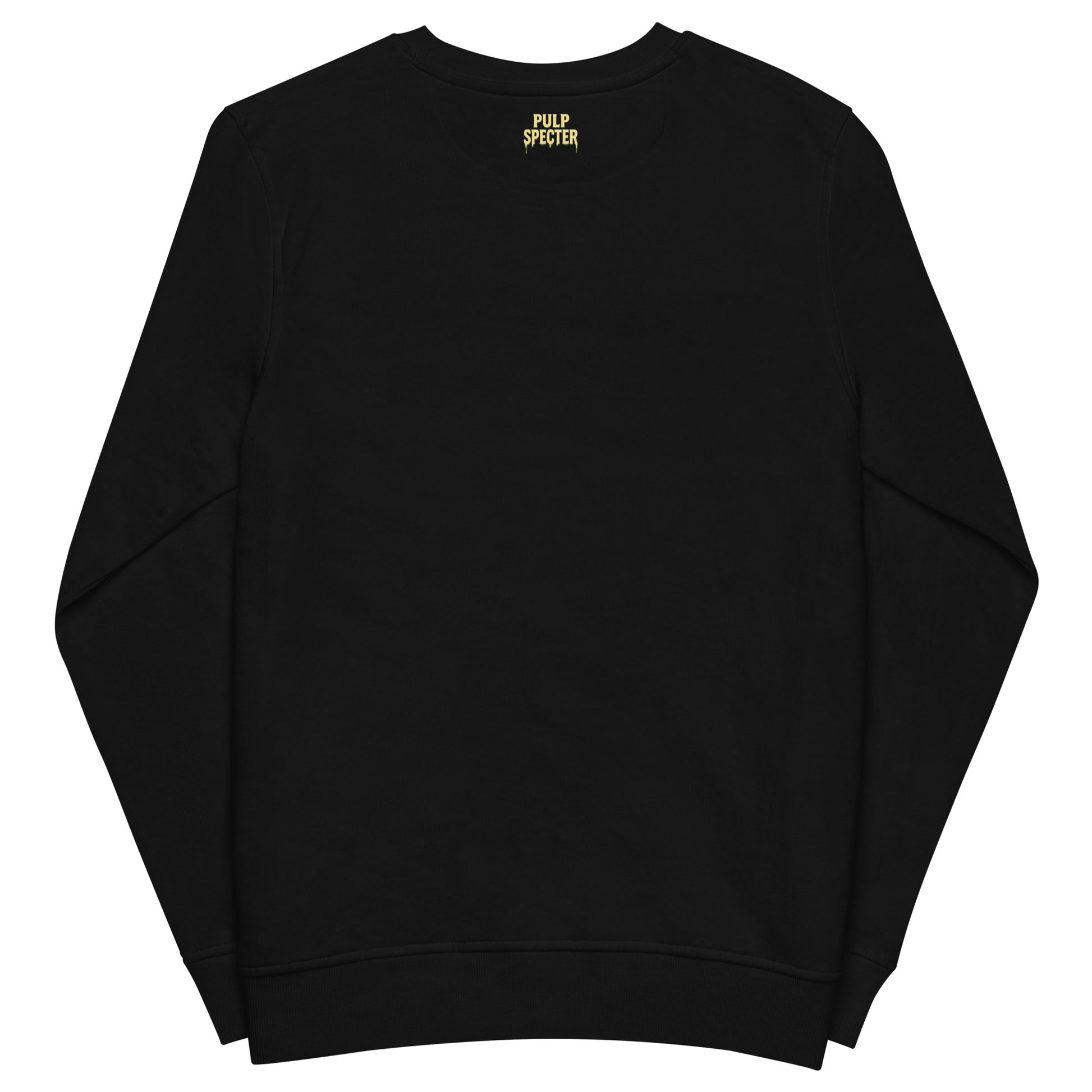 Sudadera orgánica unisex. Bordado de Momia y Ojo de Osiris - PULP SPECTER
