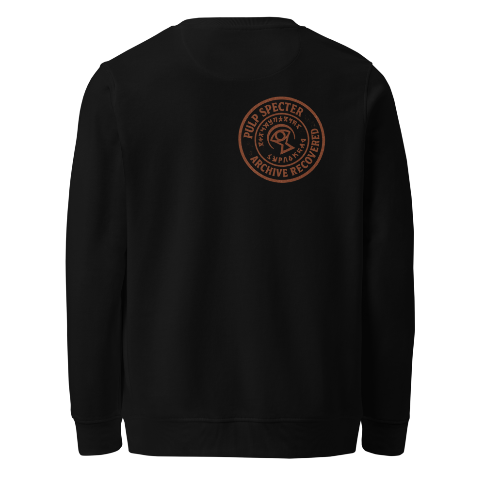 Sudadera orgánica unisex. The Crimson Countess. - PULP SPECTER