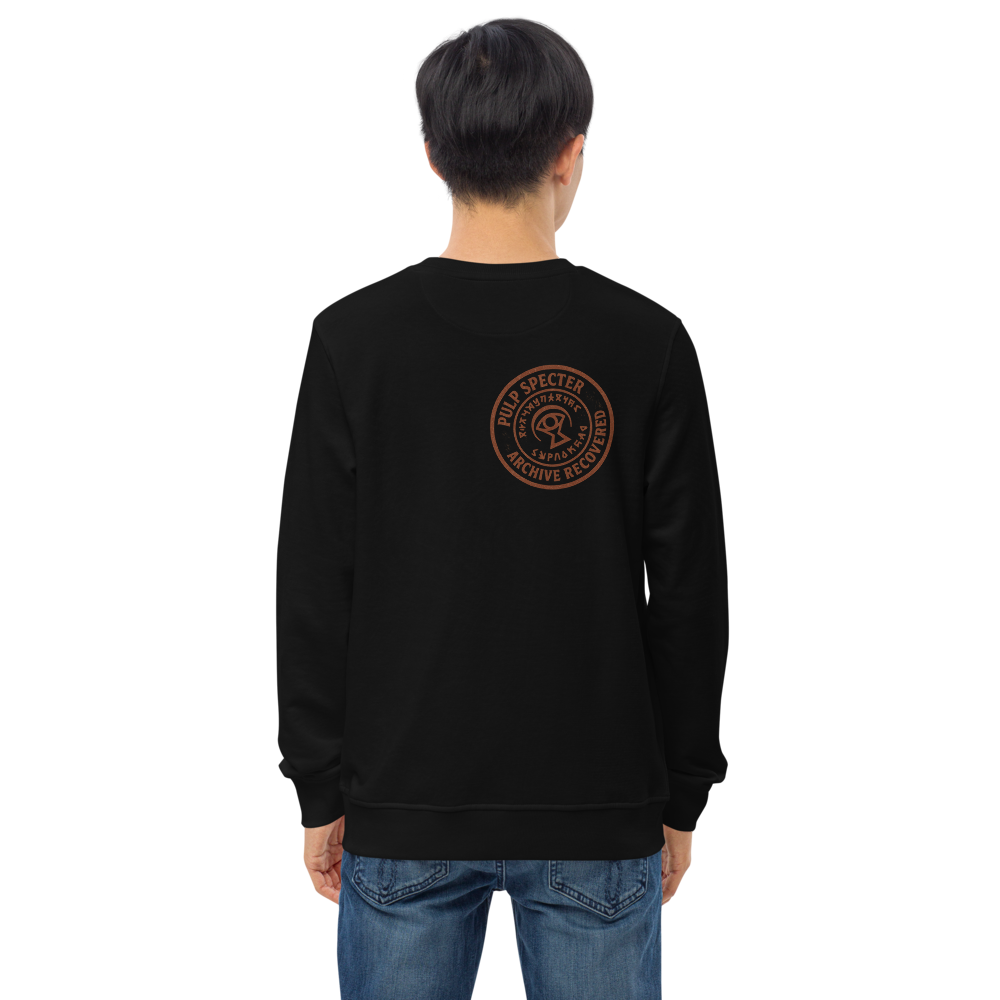 Sudadera orgánica unisex. The Crimson Countess. - PULP SPECTER