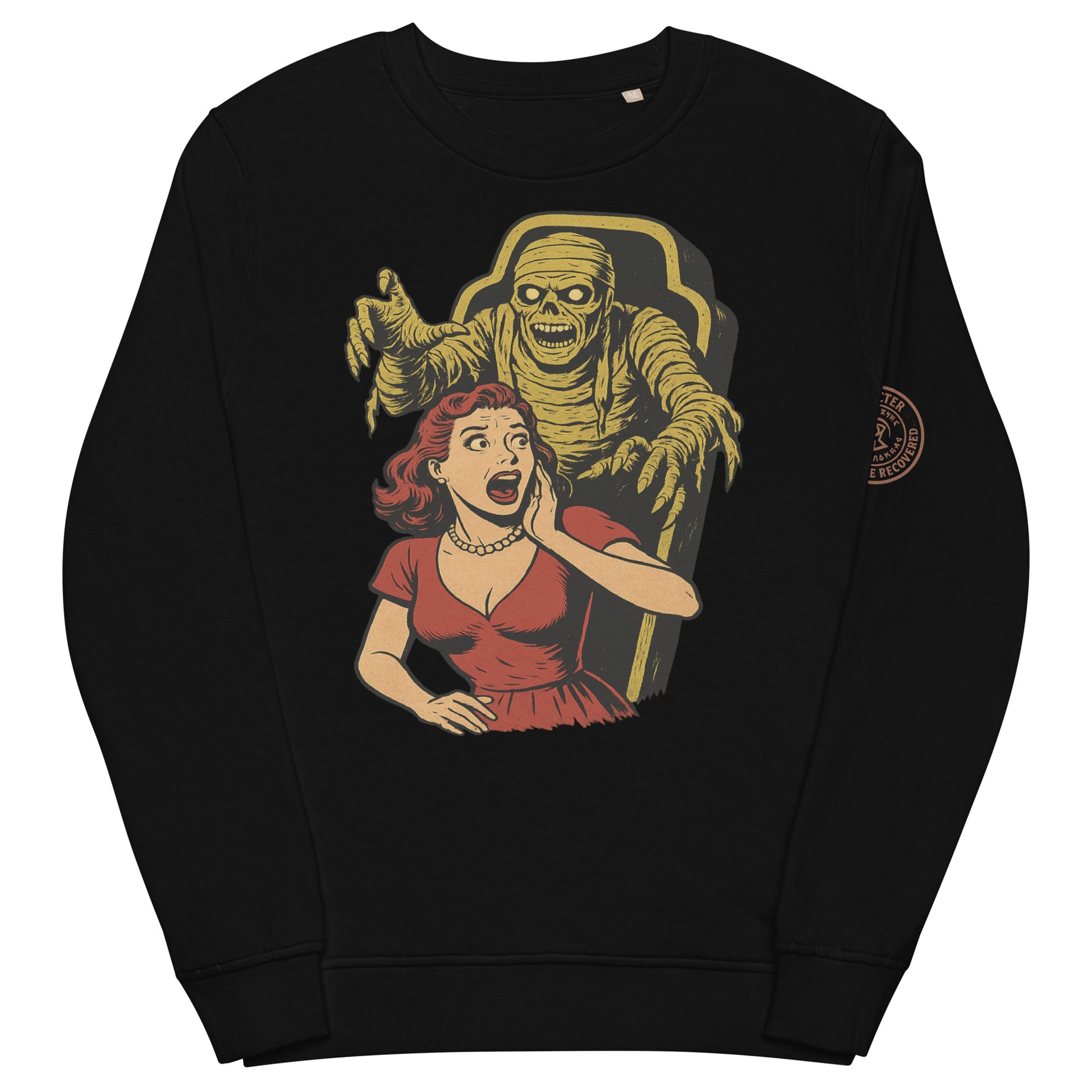 Sudadera orgánica unisex. The Curse of the Black Valley. - PULP SPECTER