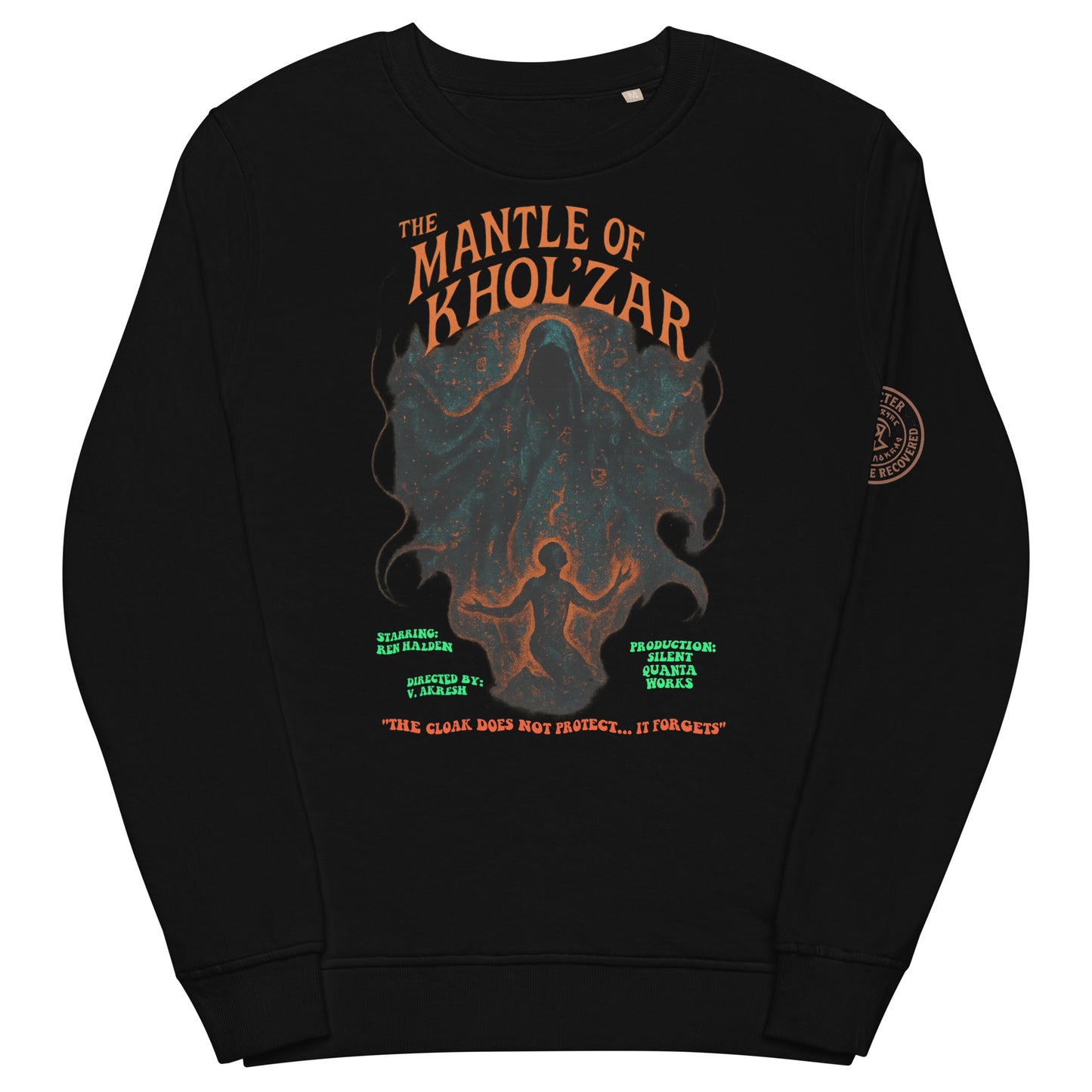 Sudadera orgánica unisex. The Mantle of Khol´zar. - PULP SPECTER