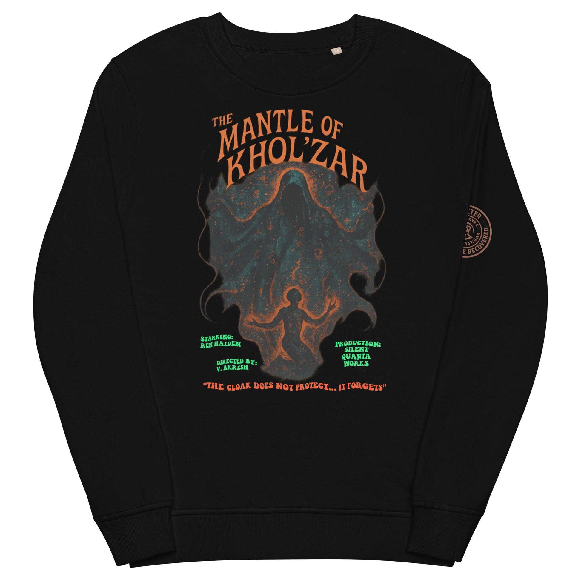 Sudadera orgánica unisex. The Mantle of Khol´zar. - PULP SPECTER