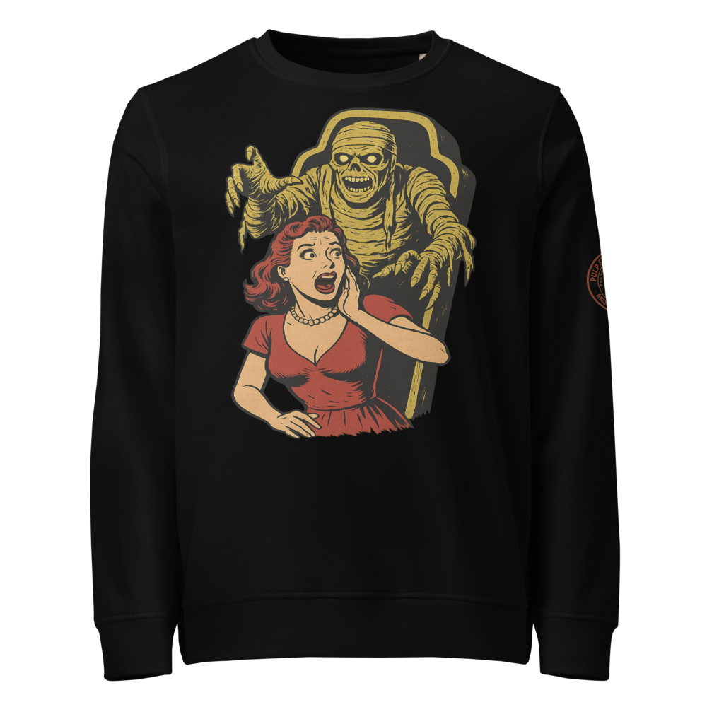Sudadera orgánica unisex. The Curse of the Black Valley. - PULP SPECTER