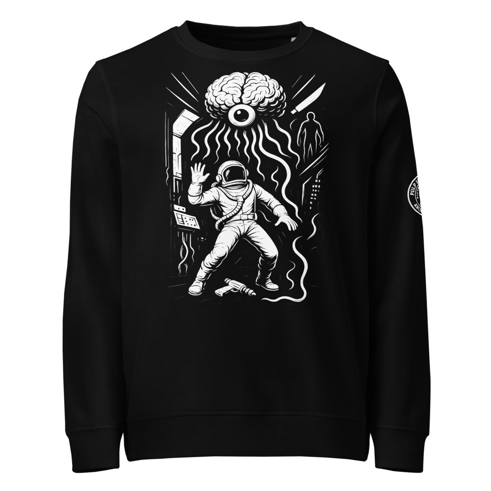 Sudadera orgánica unisex. The Mind Eaters from Neptune. - PULP SPECTER