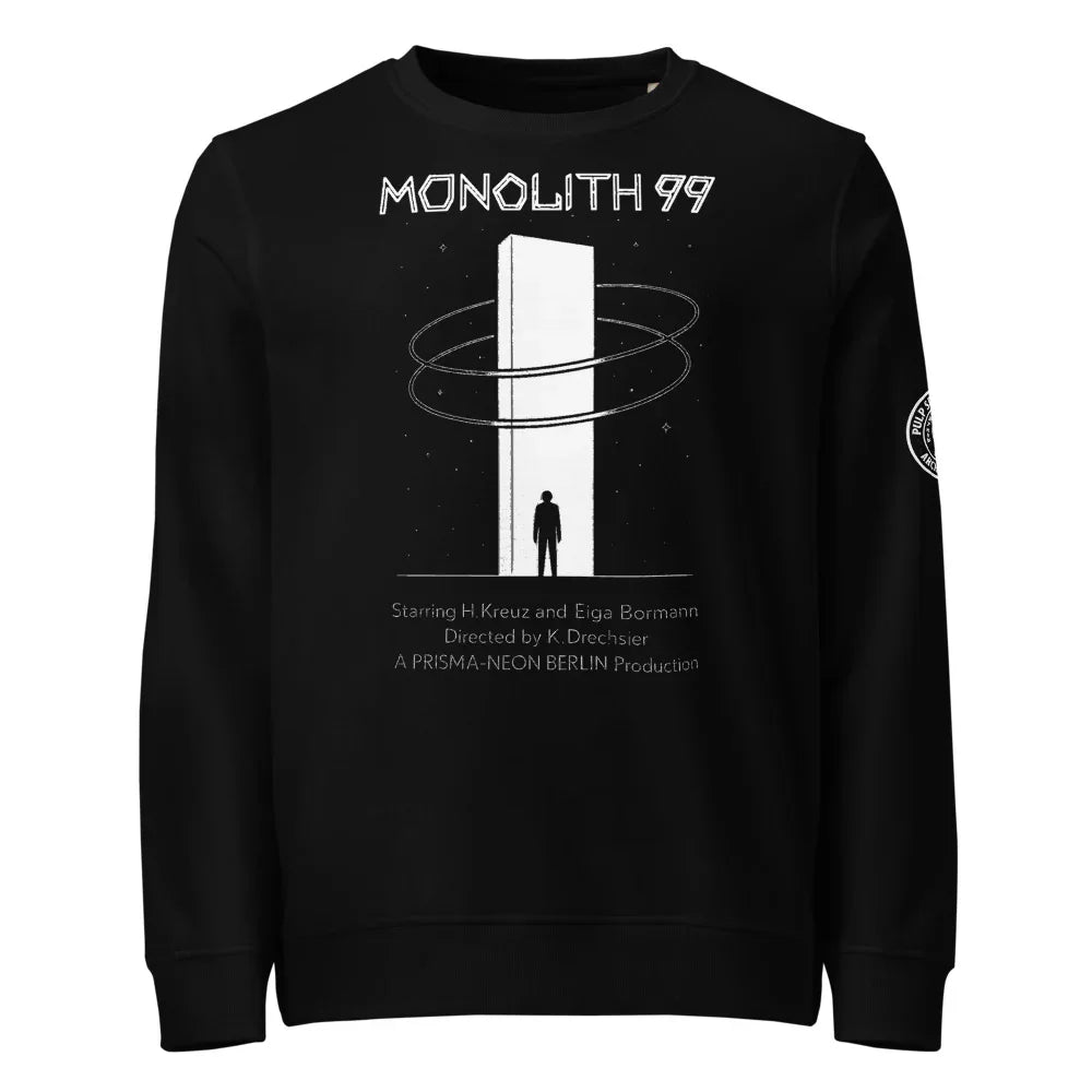 Sudadera orgánica unisex. Monolith 99. - PULP SPECTER