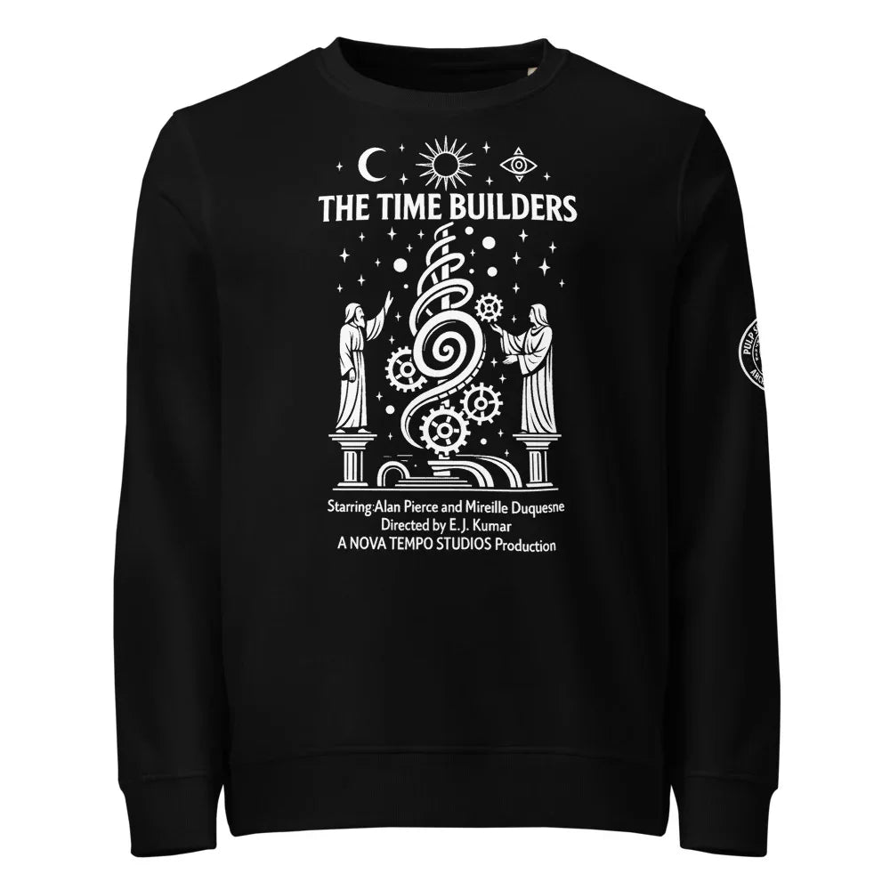 Sudadera orgánica unisex. The Time Builders. - PULP SPECTER