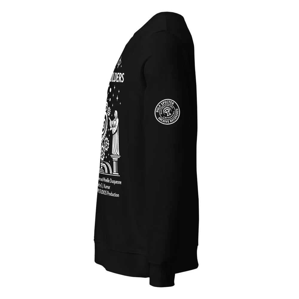Sudadera orgánica unisex. The Time Builders. - PULP SPECTER