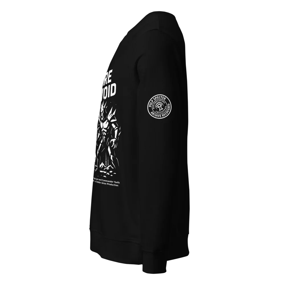 Sudadera orgánica unisex. Empire of the Void. - PULP SPECTER