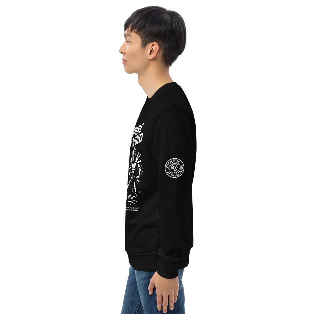 Sudadera orgánica unisex. Empire of the Void. - PULP SPECTER