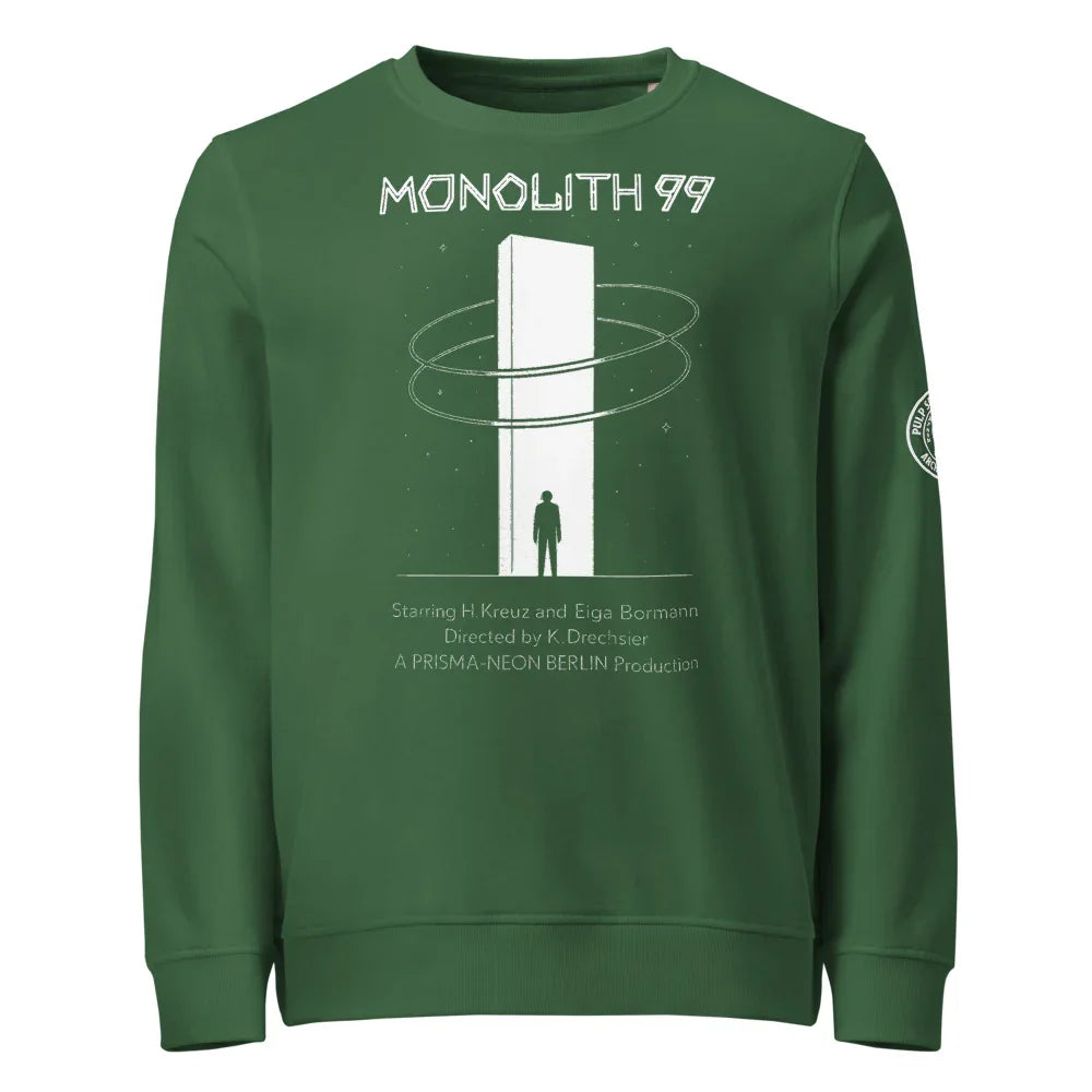 Sudadera orgánica unisex. Monolith 99. - PULP SPECTER