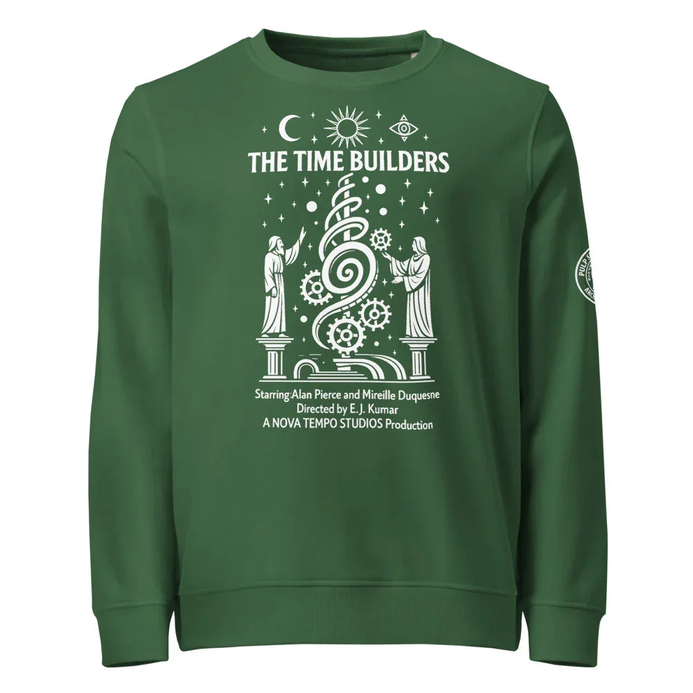 Sudadera orgánica unisex. The Time Builders. - PULP SPECTER
