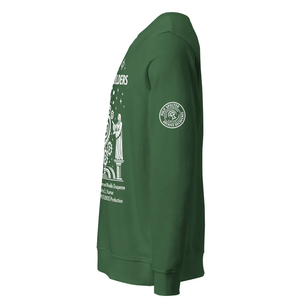 Sudadera orgánica unisex. The Time Builders. - PULP SPECTER