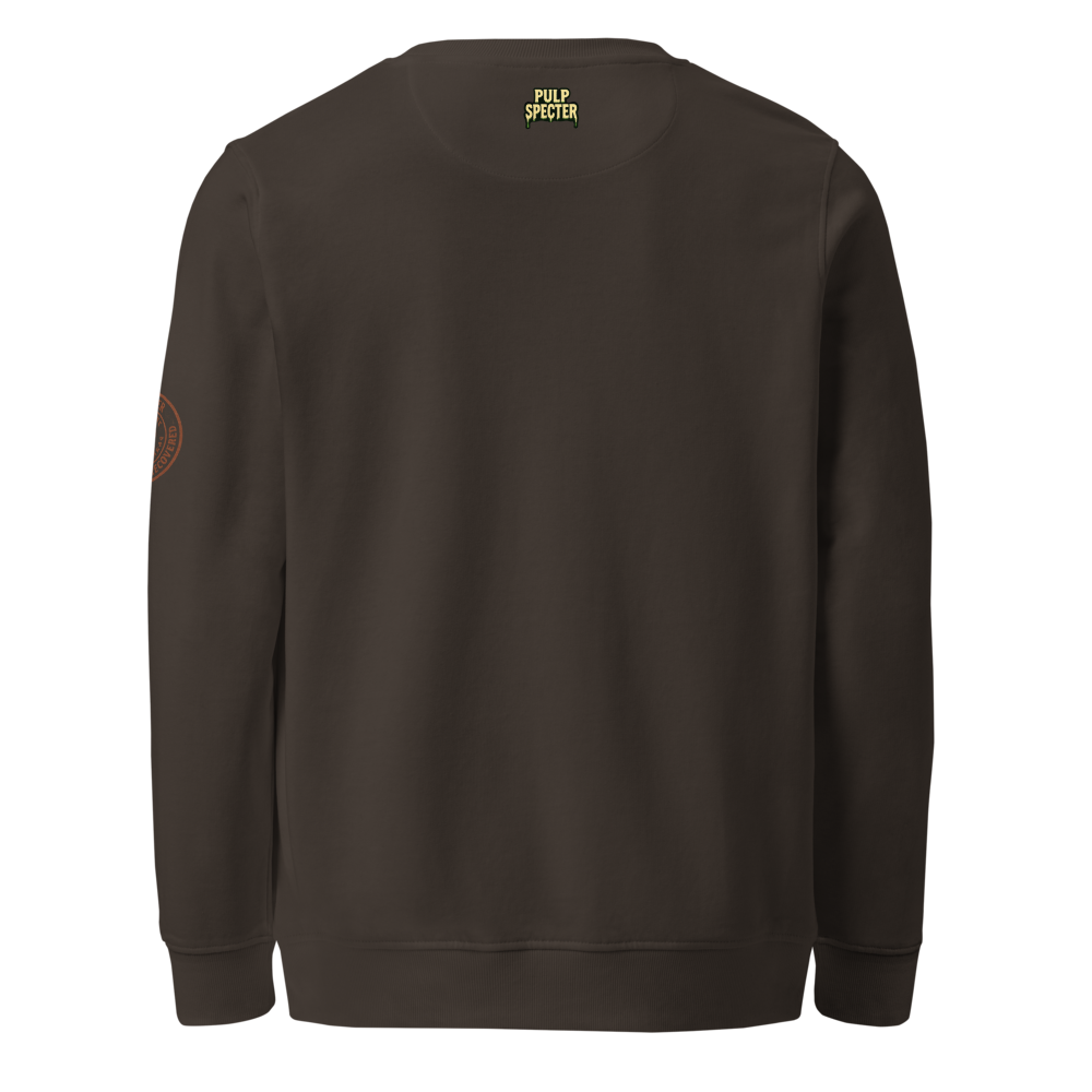 Sudadera orgánica unisex. The Curse of the Black Valley.