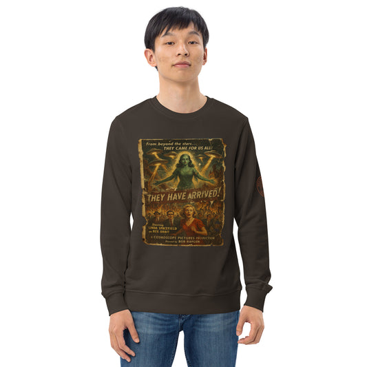 Sudadera orgánica unisex. They Have Arrived. - PULP SPECTER