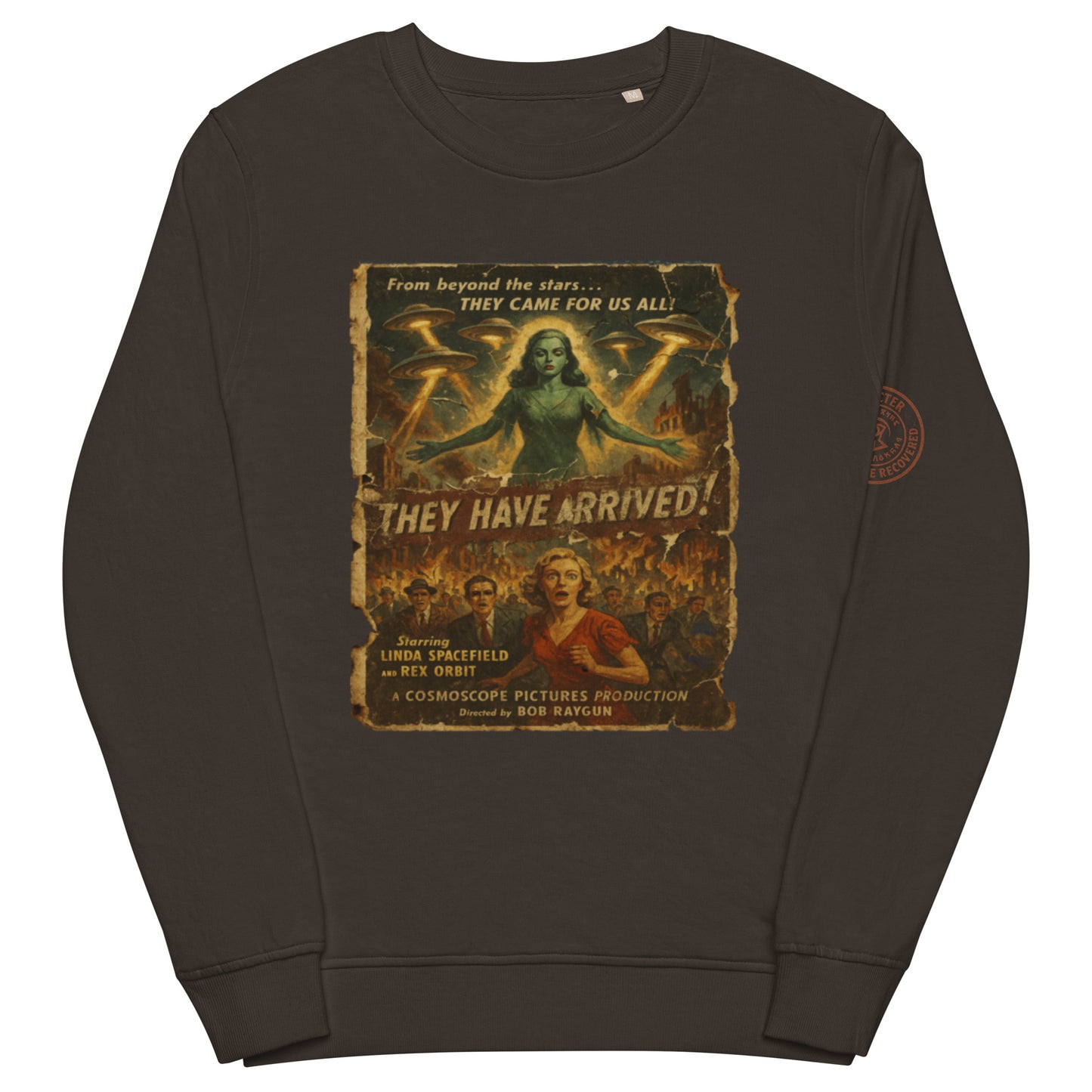 Sudadera orgánica unisex. They Have Arrived. - PULP SPECTER