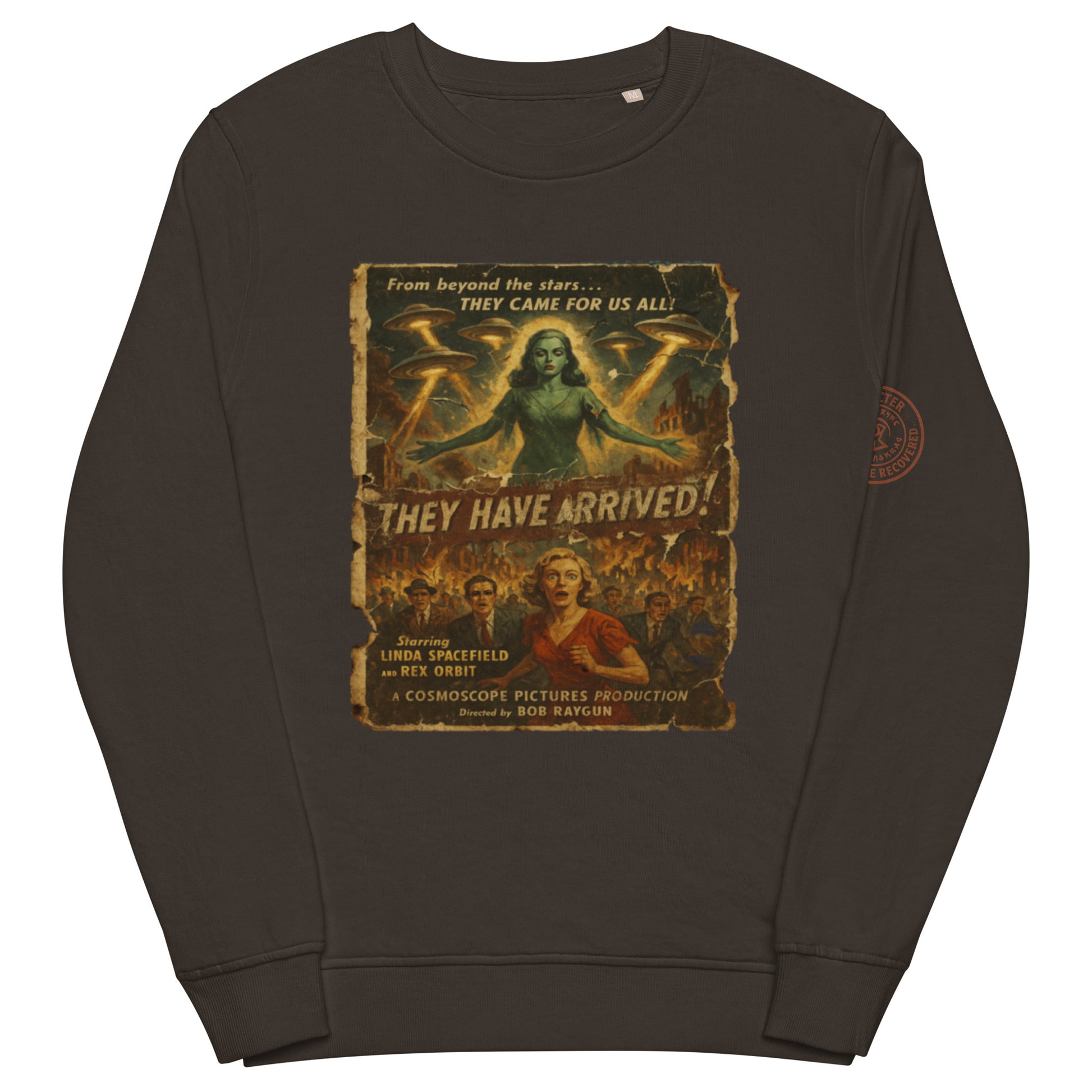 Sudadera orgánica unisex. They Have Arrived. - PULP SPECTER