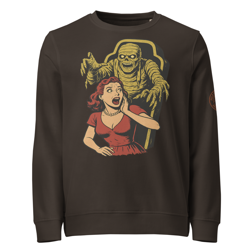 Sudadera orgánica unisex. The Curse of the Black Valley. - PULP SPECTER
