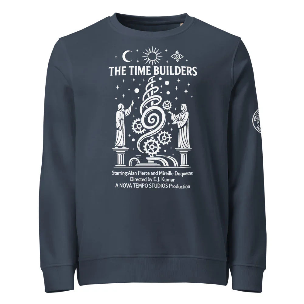 Sudadera orgánica unisex. The Time Builders. - PULP SPECTER