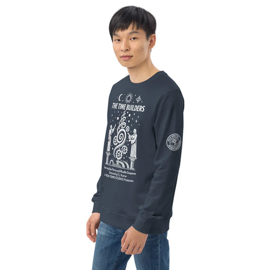 Sudadera orgánica unisex. The Time Builders. - PULP SPECTER