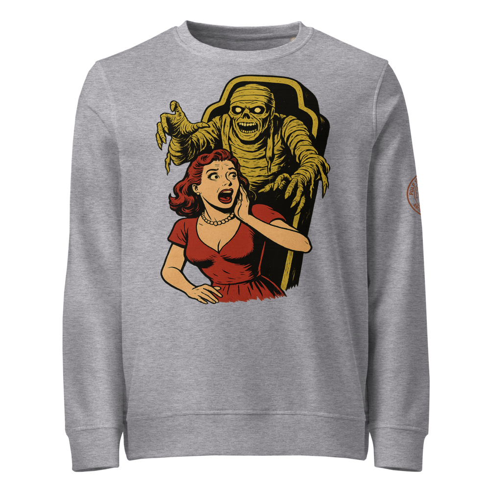 Sudadera orgánica unisex. The Curse of the Black Valley. - PULP SPECTER