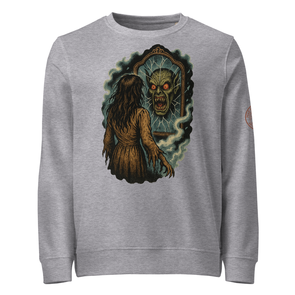 Sudadera orgánica unisex. Forbidden Reflection.