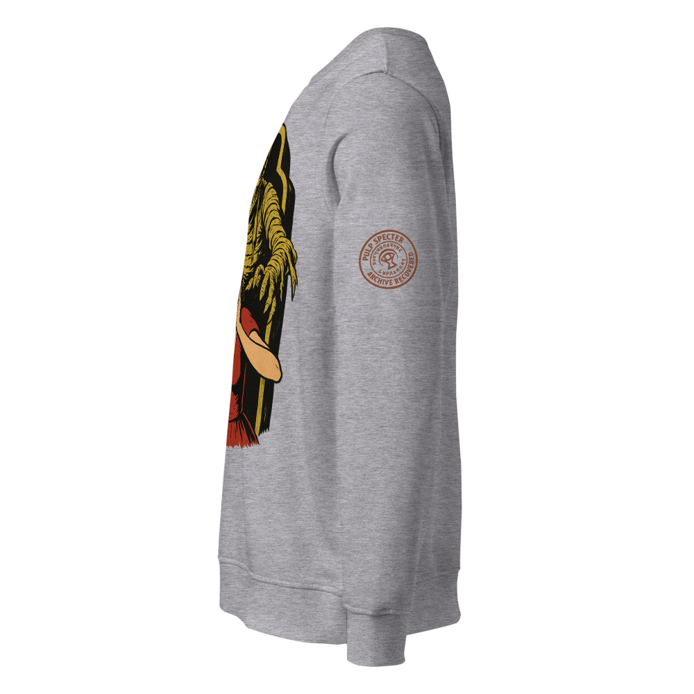 Sudadera orgánica unisex. The Curse of the Black Valley.