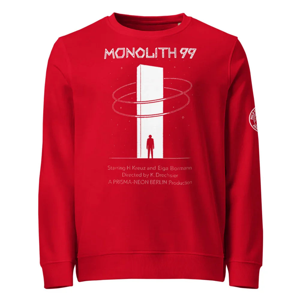 Sudadera orgánica unisex. Monolith 99. - PULP SPECTER