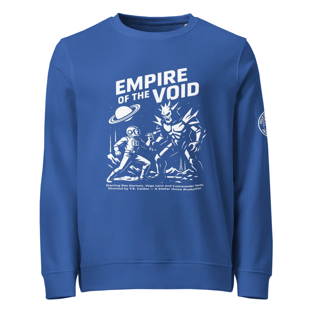 Sudadera orgánica unisex. Empire of the Void. - PULP SPECTER