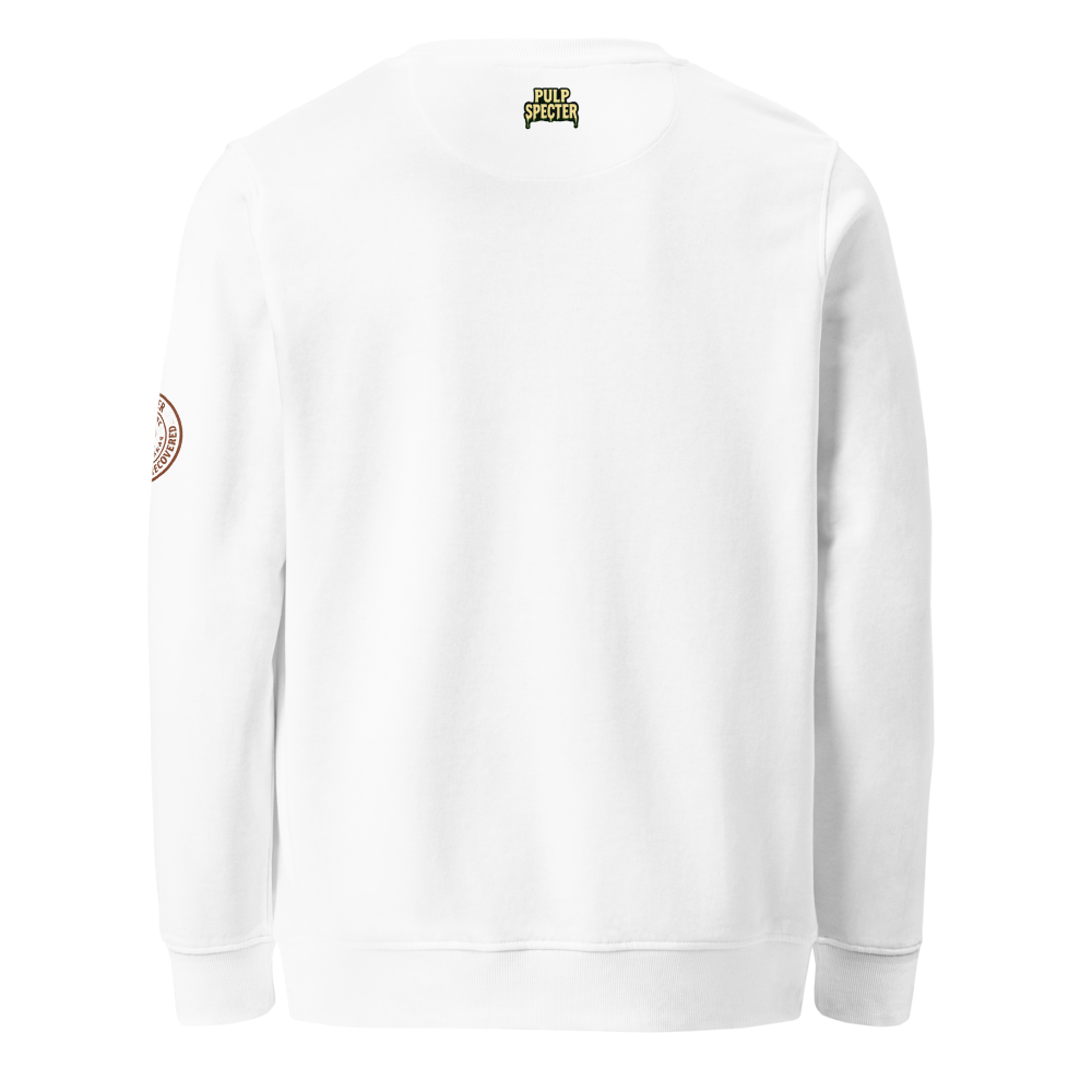 Sudadera orgánica unisex. The Curse of the Black Valley.