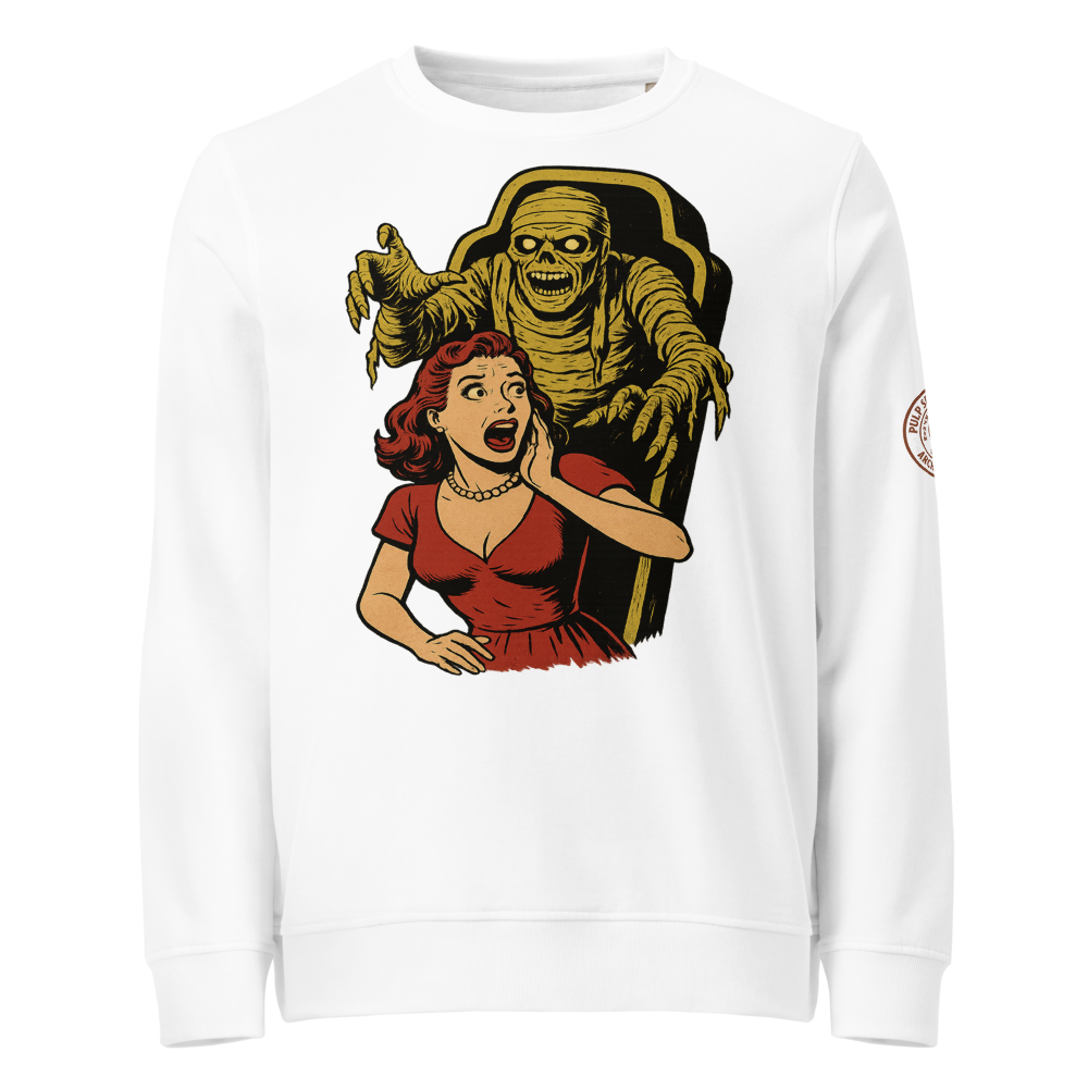 Sudadera orgánica unisex. The Curse of the Black Valley. - PULP SPECTER