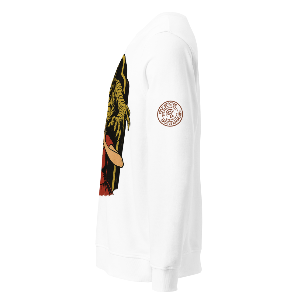 Sudadera orgánica unisex. The Curse of the Black Valley.