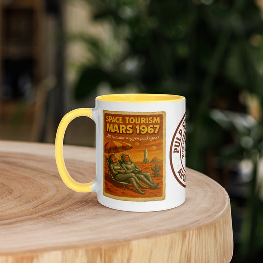 Taza color interior. Space Tourism. - PULP SPECTER