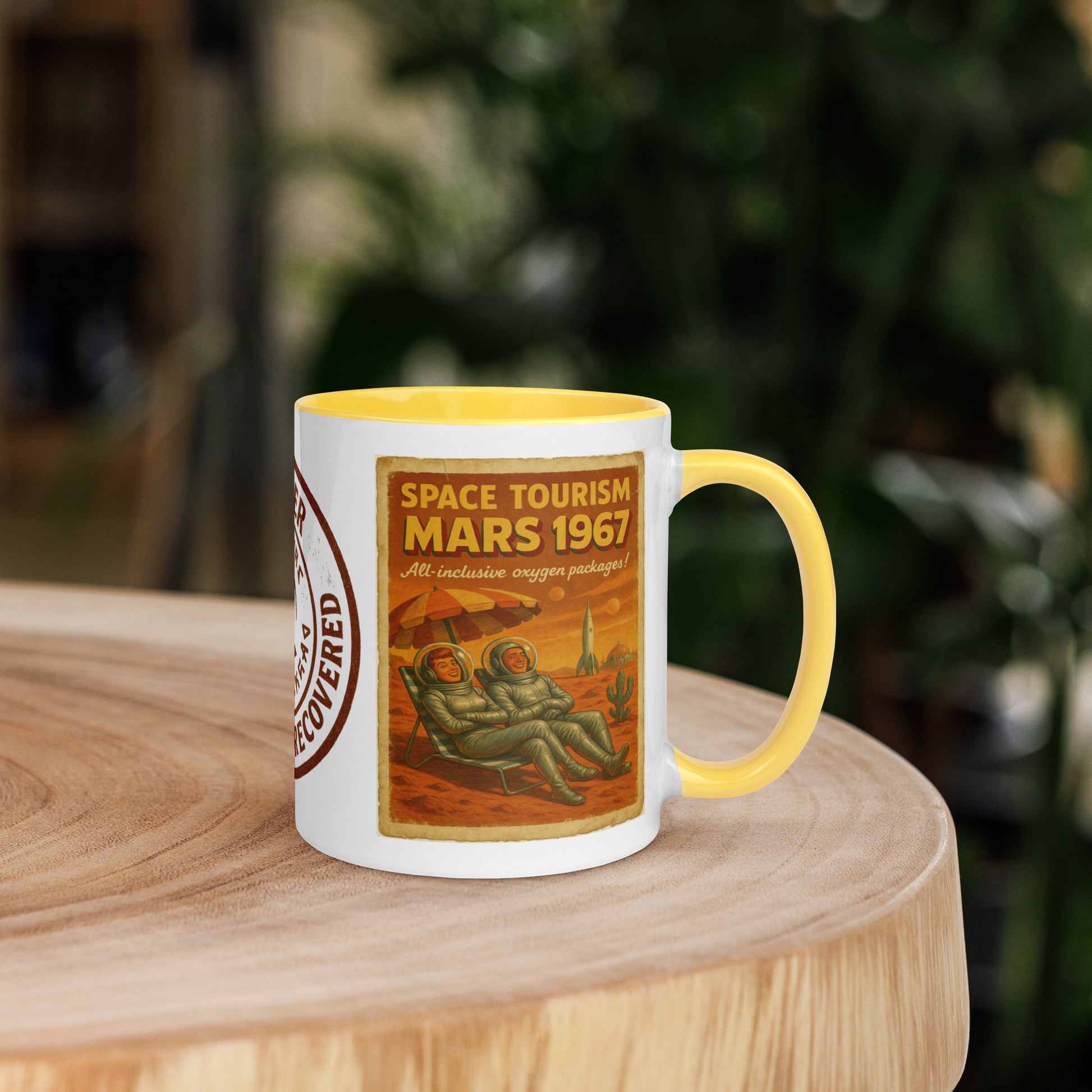 Taza color interior. Space Tourism. - PULP SPECTER