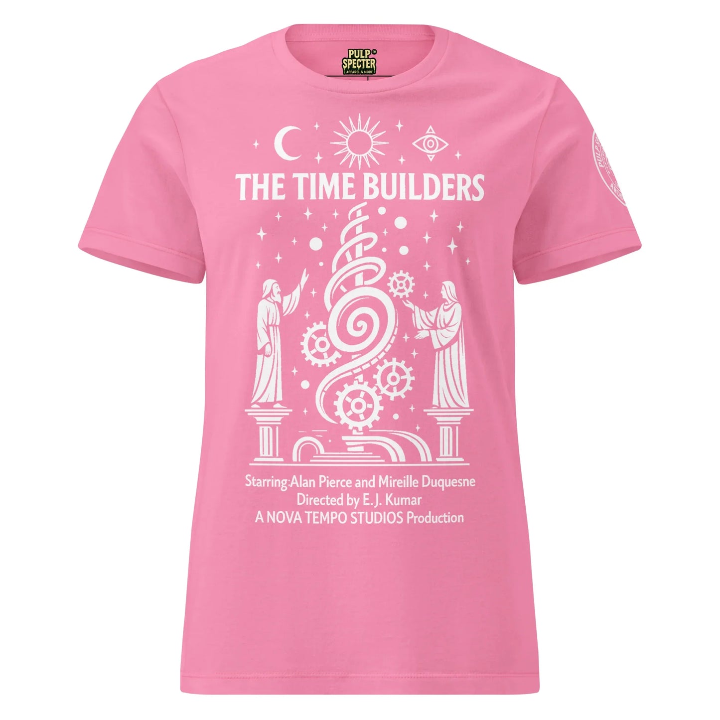 Camiseta esencial mujer. The Time Builders.