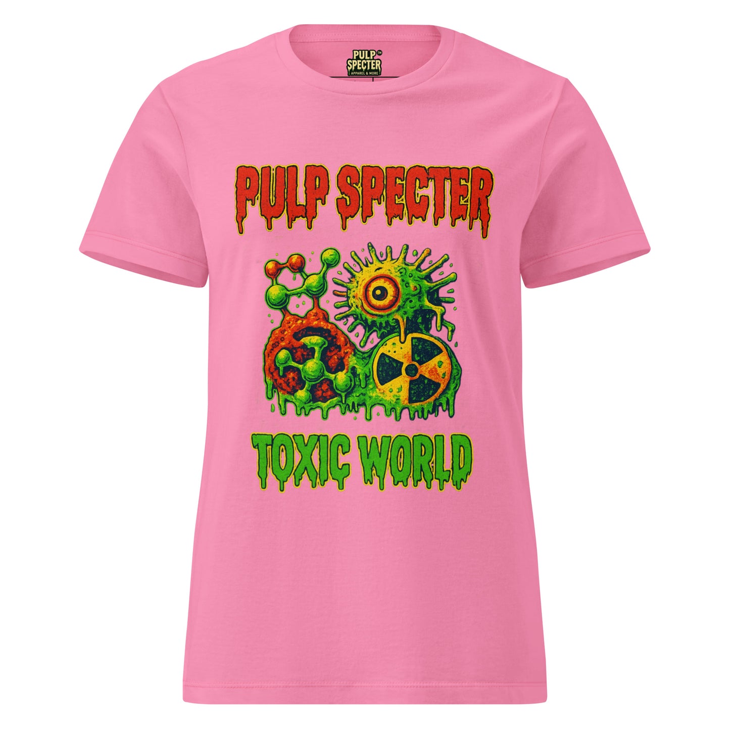 Camiseta esencial mujer. Toxic world. - PULP SPECTER