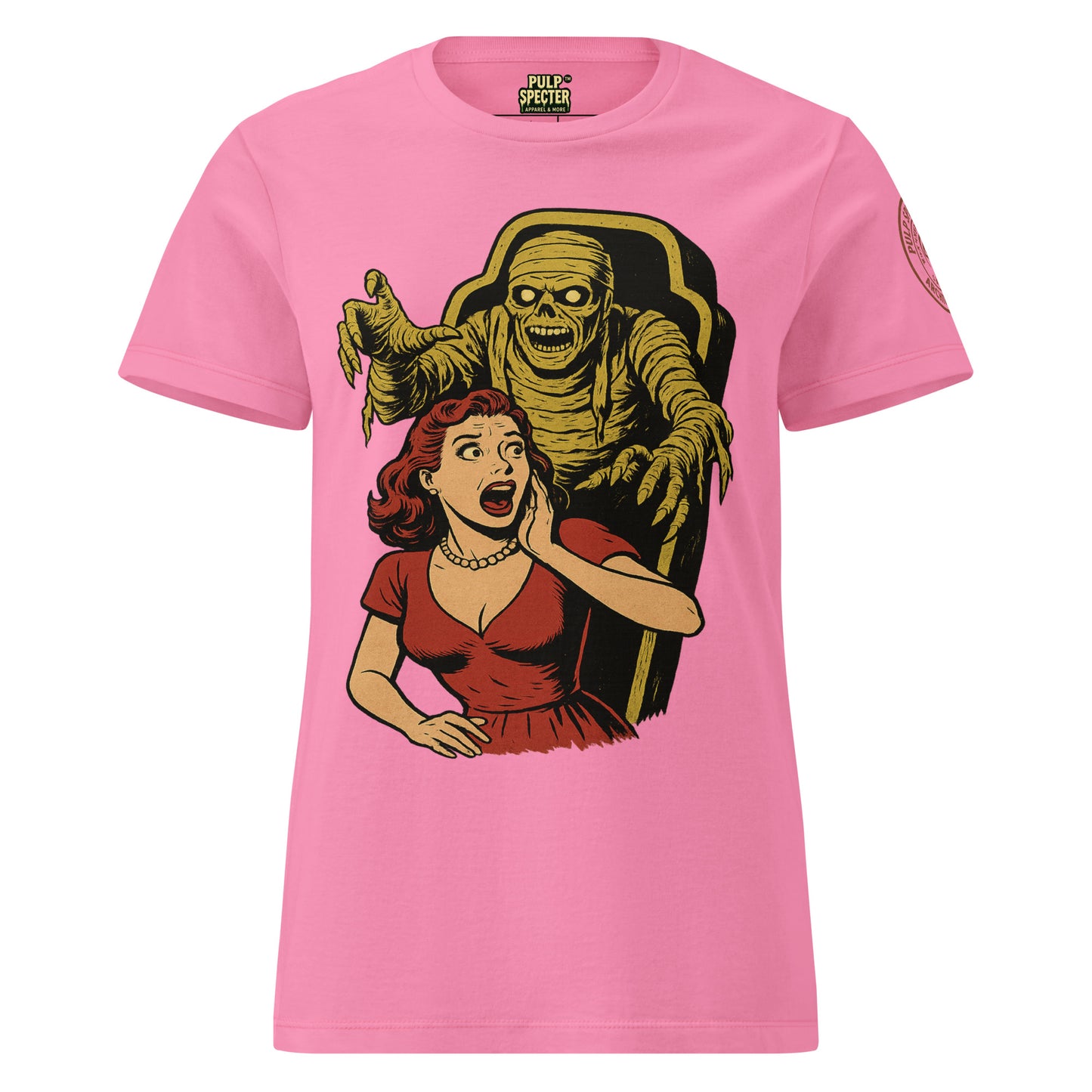 Camiseta esencial mujer. The Curse of the Black Valley.