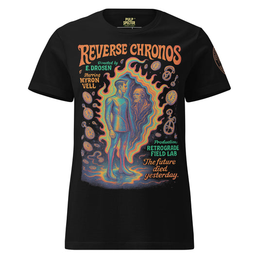 Camiseta esencial mujer. Reverse Chronos. - PULP SPECTER