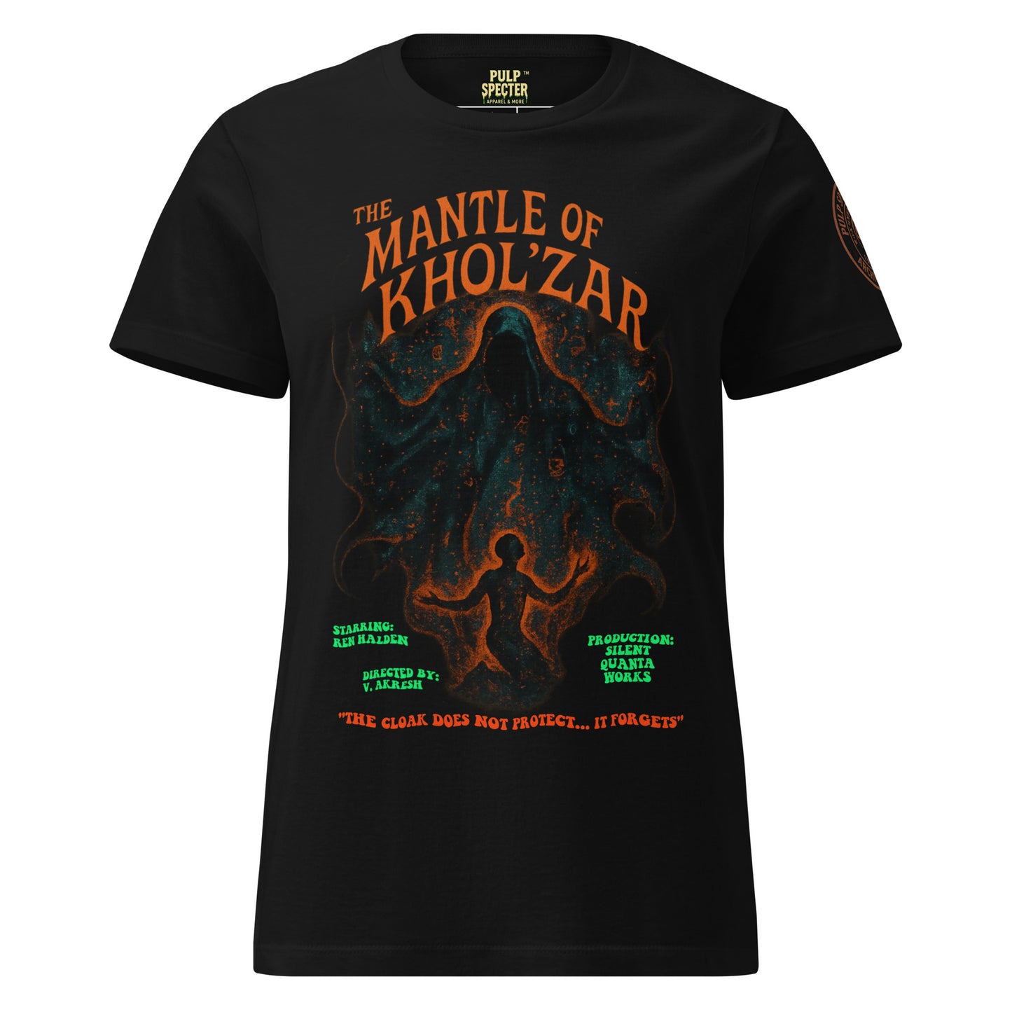 Camiseta esencial mujer. The Mantle of Khol´zar. - PULP SPECTER