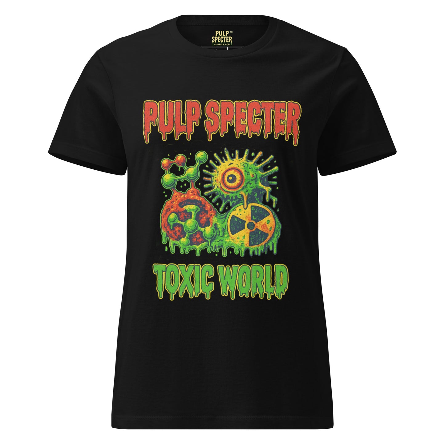 Camiseta esencial mujer. Toxic world. - PULP SPECTER