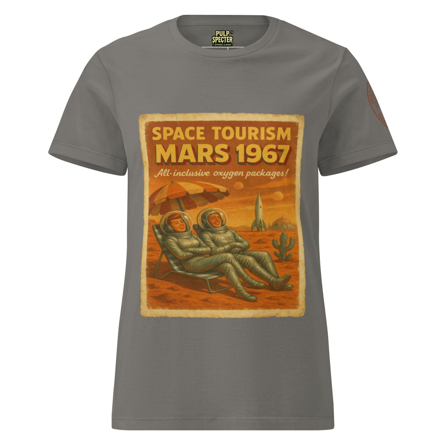 Camiseta esencial mujer. Space Tourism. - PULP SPECTER
