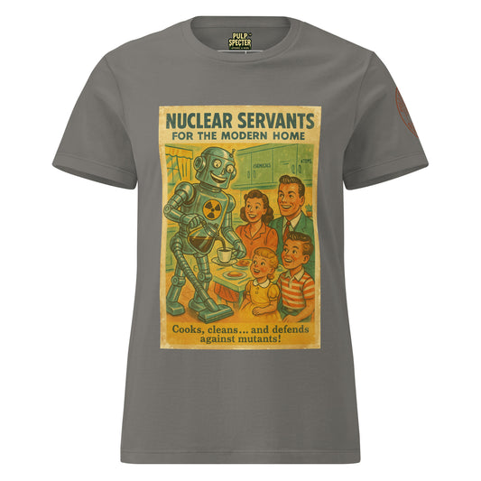 Camiseta esencial mujer. Nuclear Servants. - PULP SPECTER