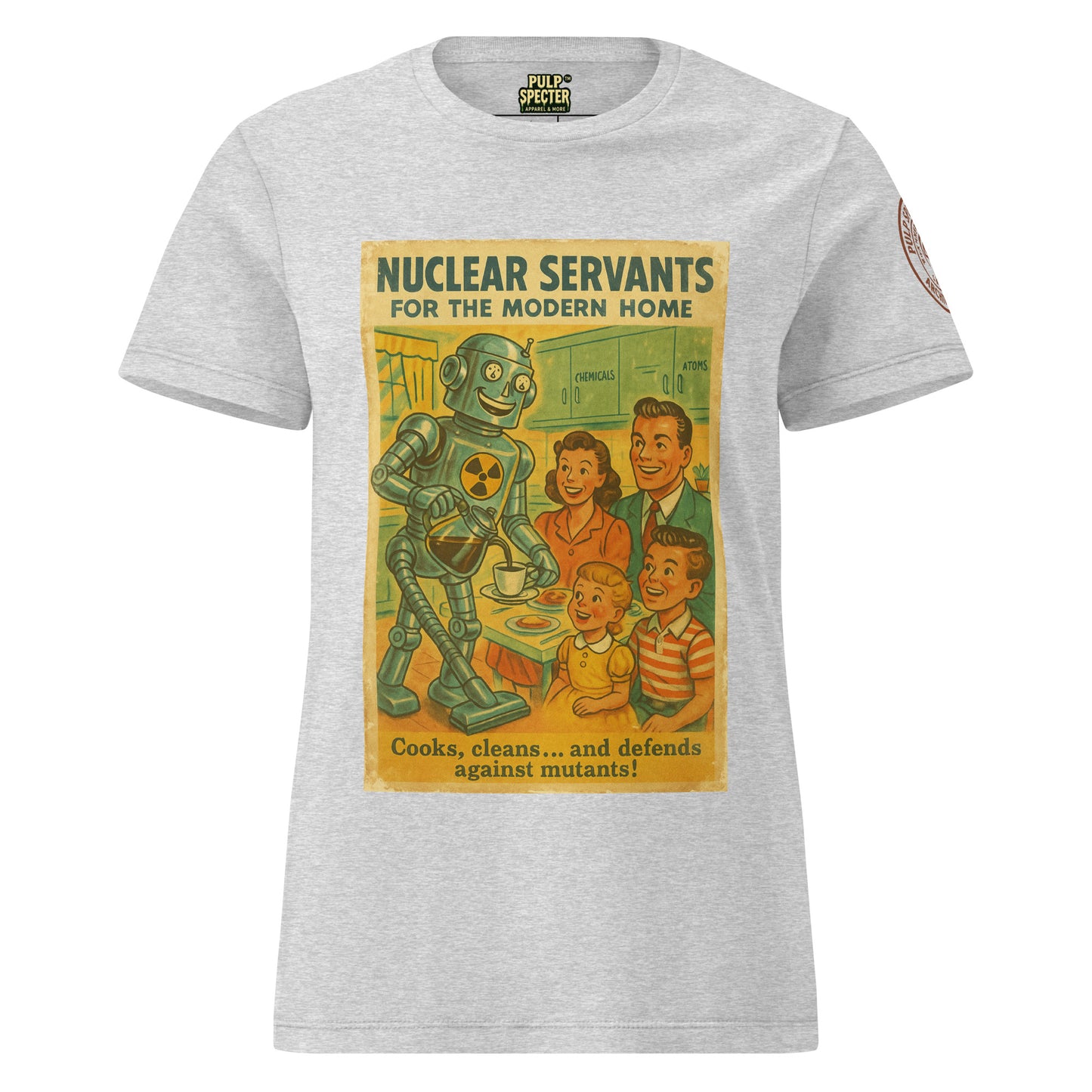 Camiseta esencial mujer. Nuclear Servants.