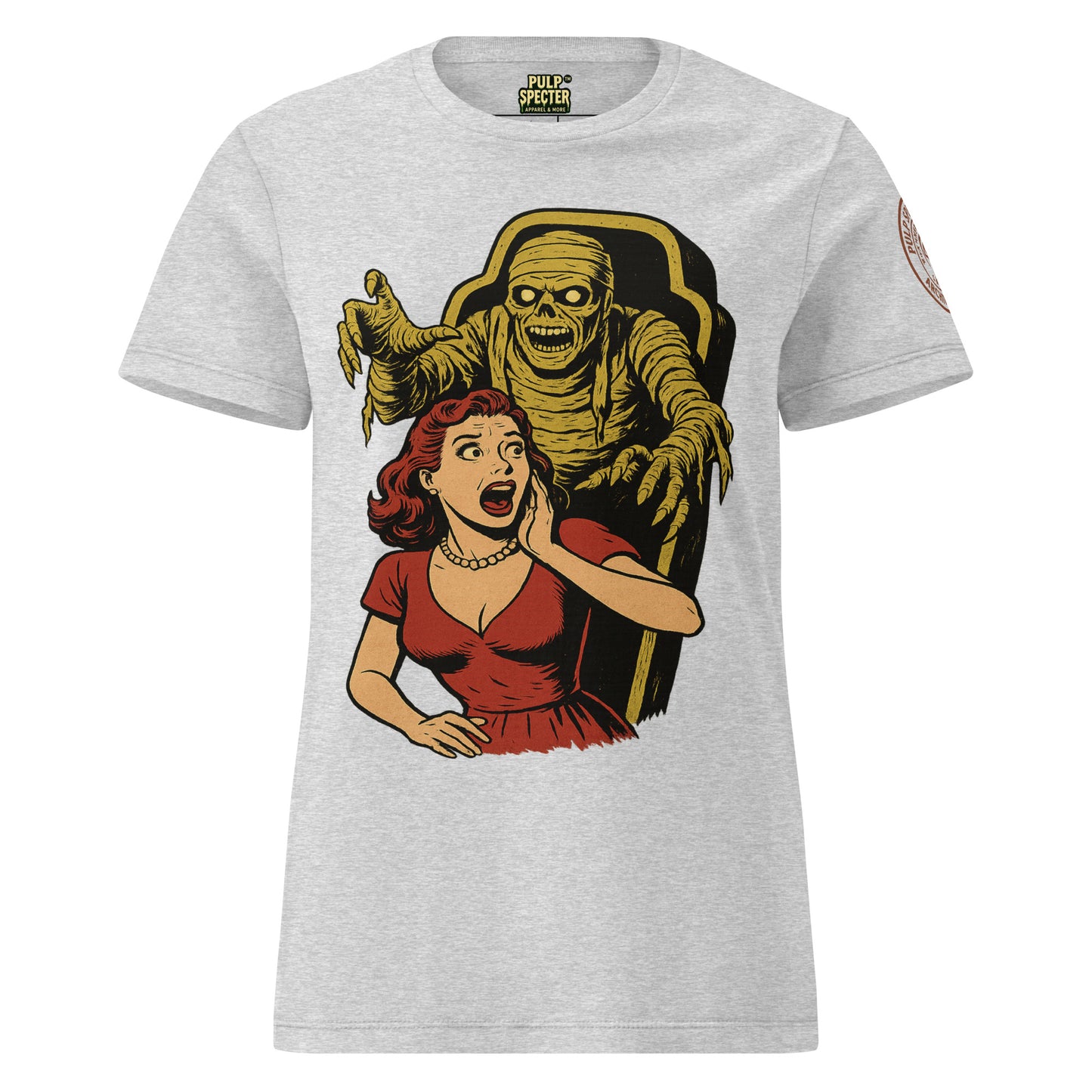 Camiseta esencial mujer. The Curse of the Black Valley.