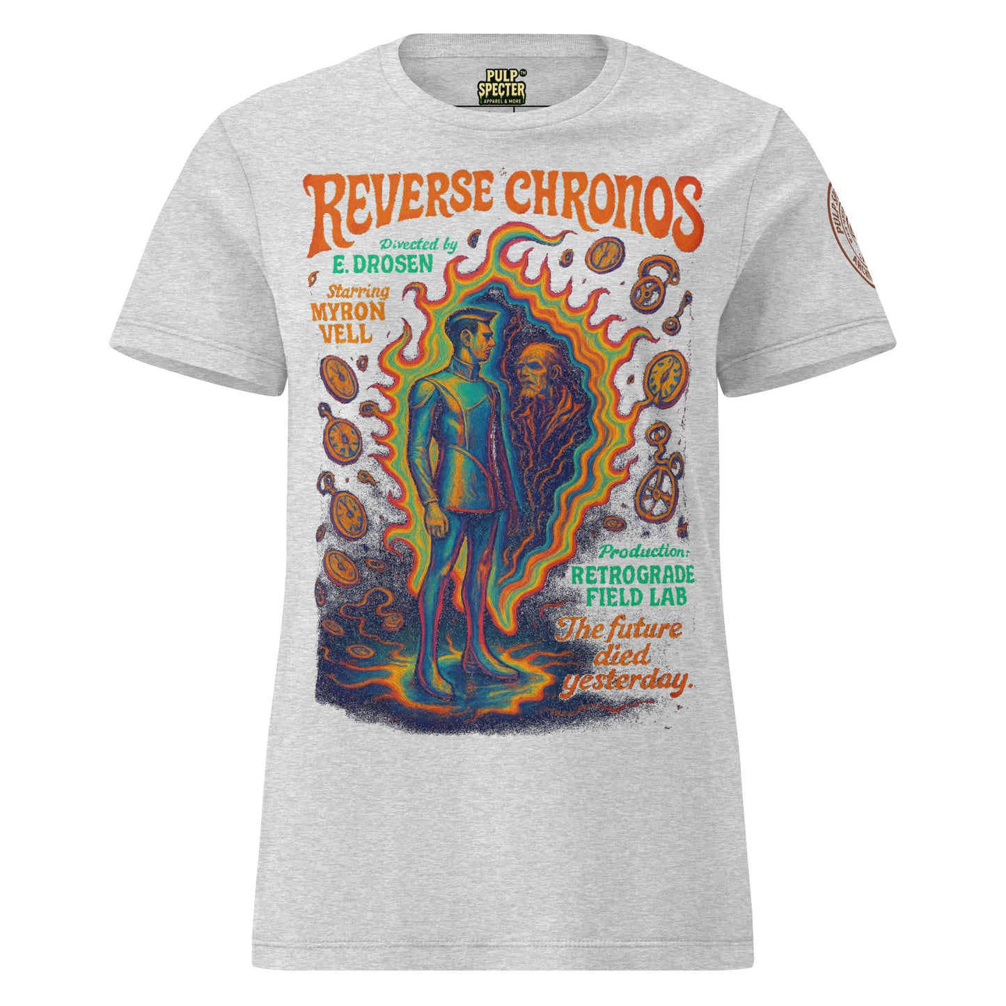 Camiseta esencial mujer. Reverse Chronos.